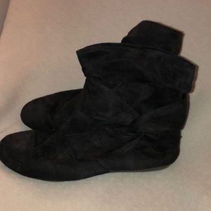Rampage black booties